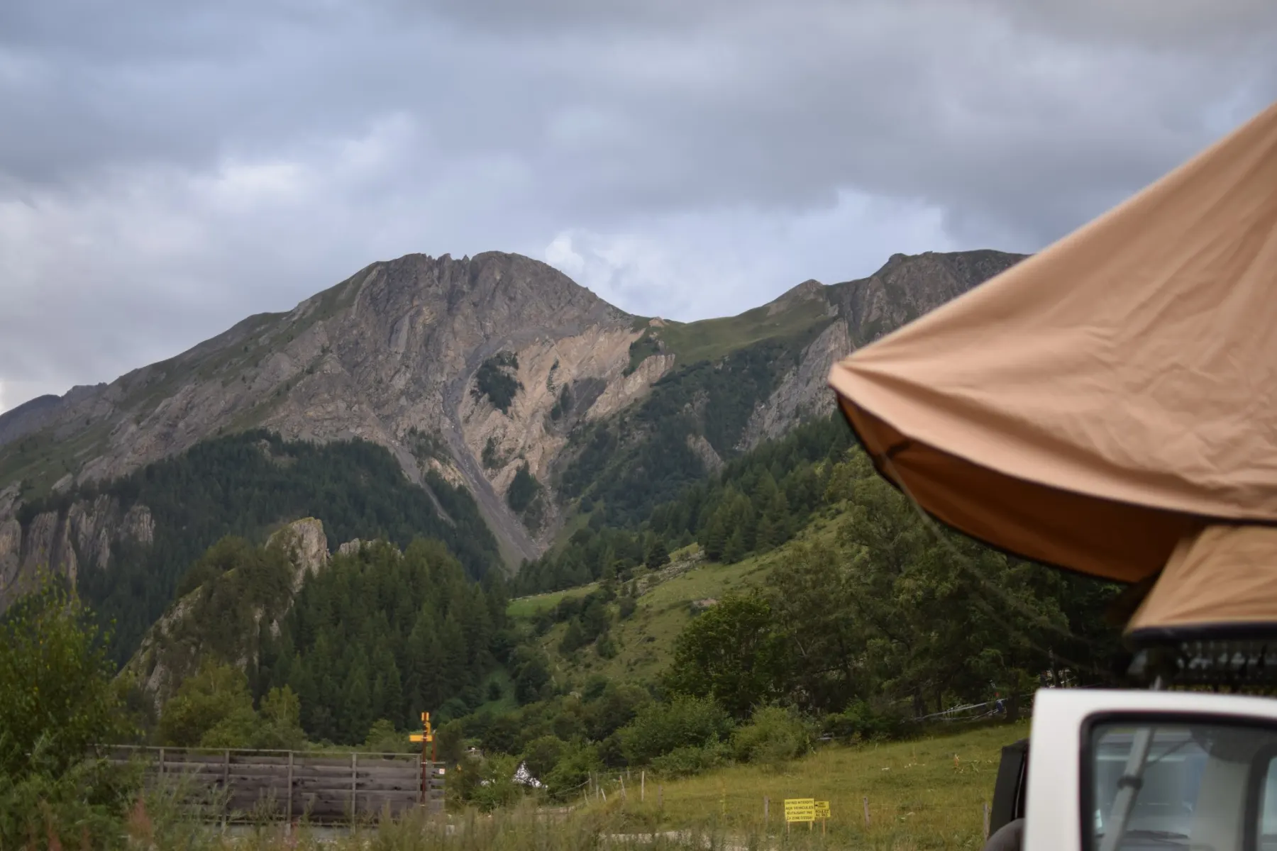 Bivouac près de Valloire