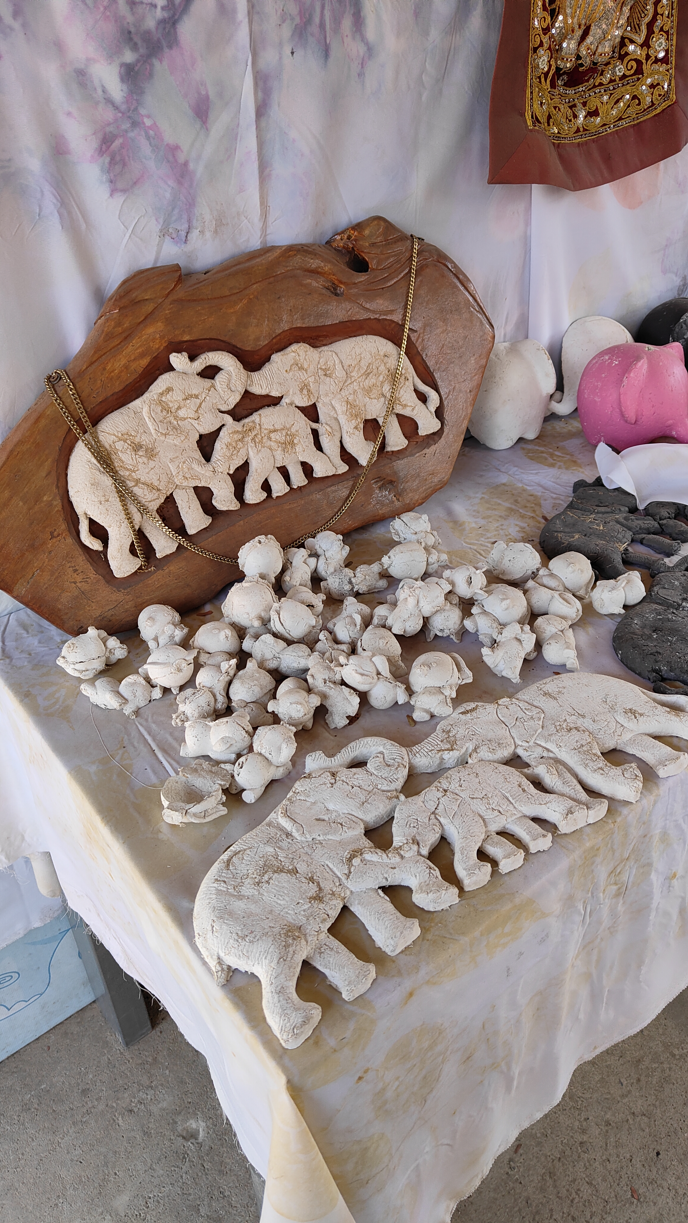 sculptures éléphants