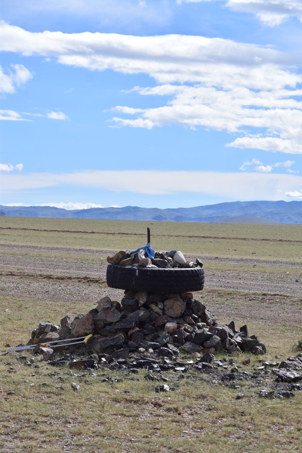 Piste steppes mongolie 