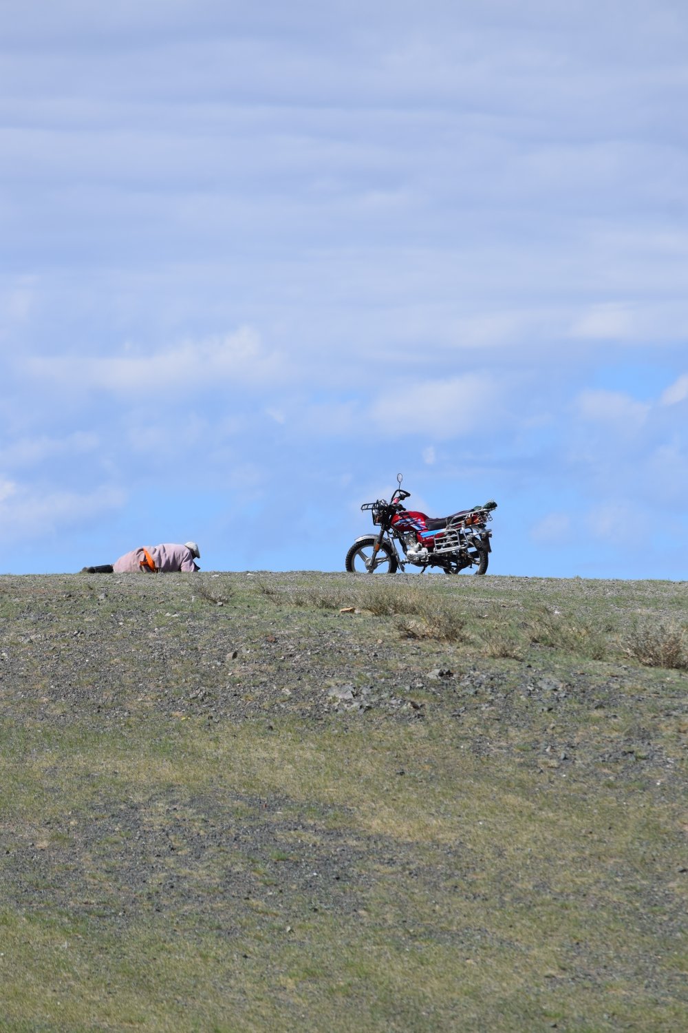 Piste steppes mongolie 