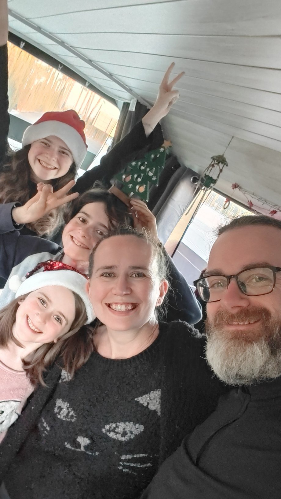 Famille nomade en Espagne
