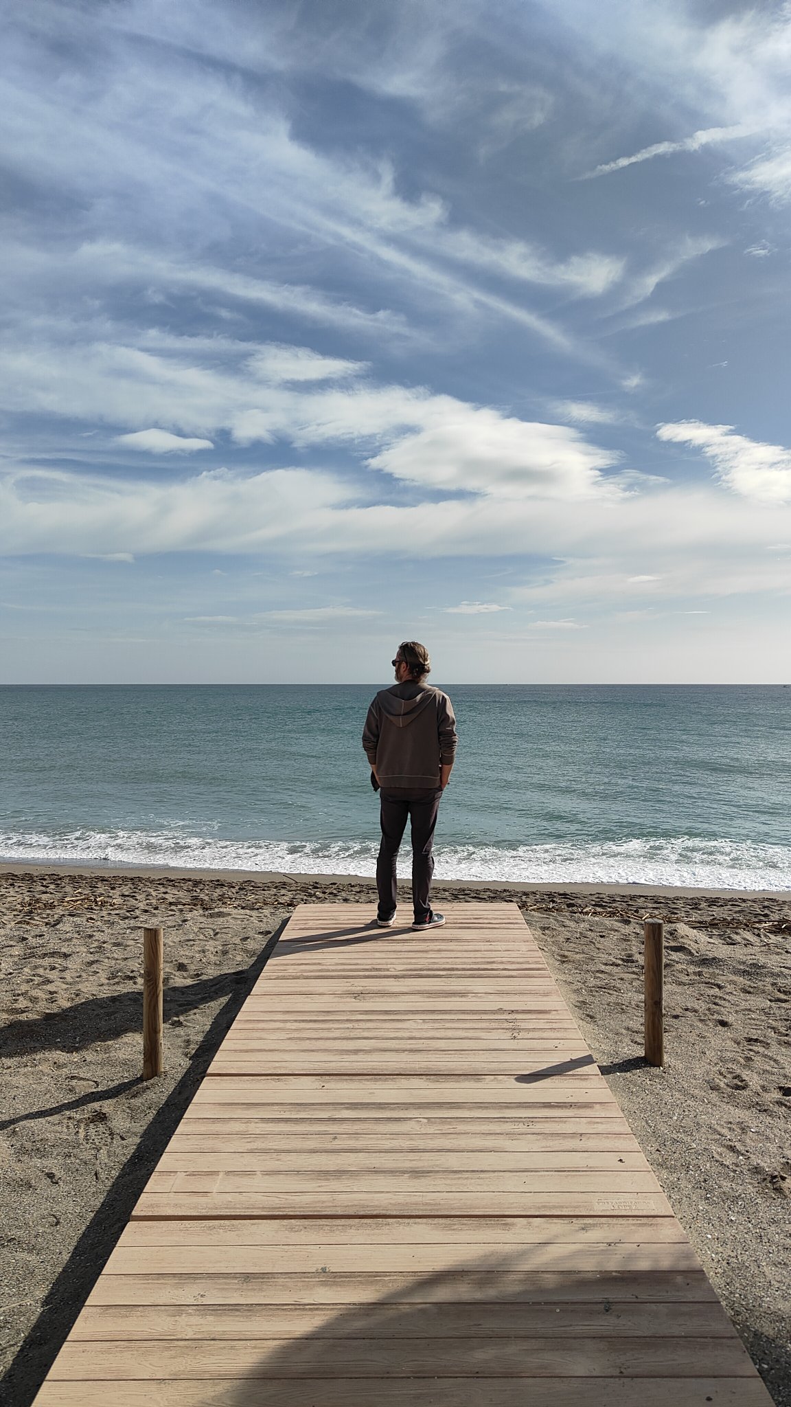 Homme sur la plage