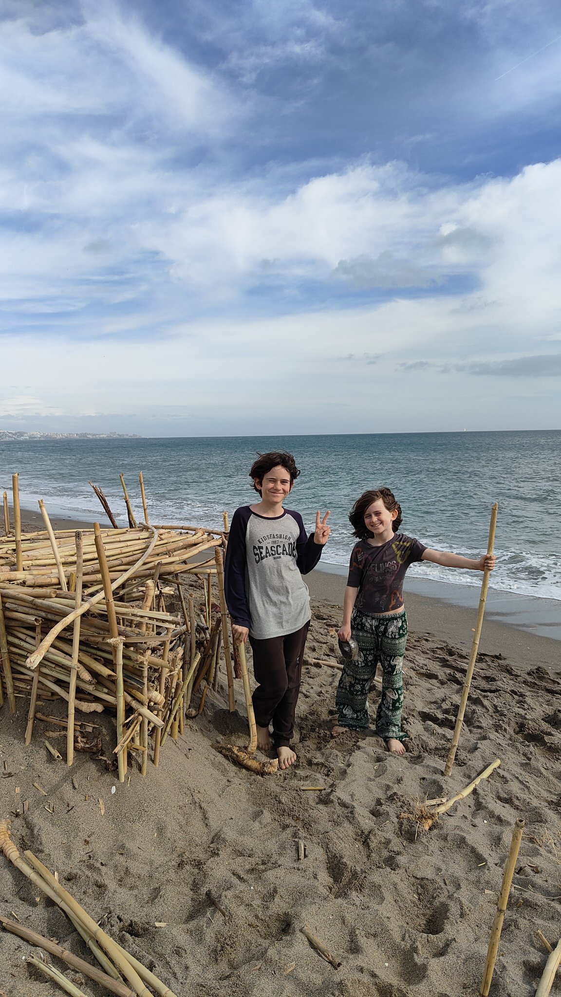 Enfants sur la plage