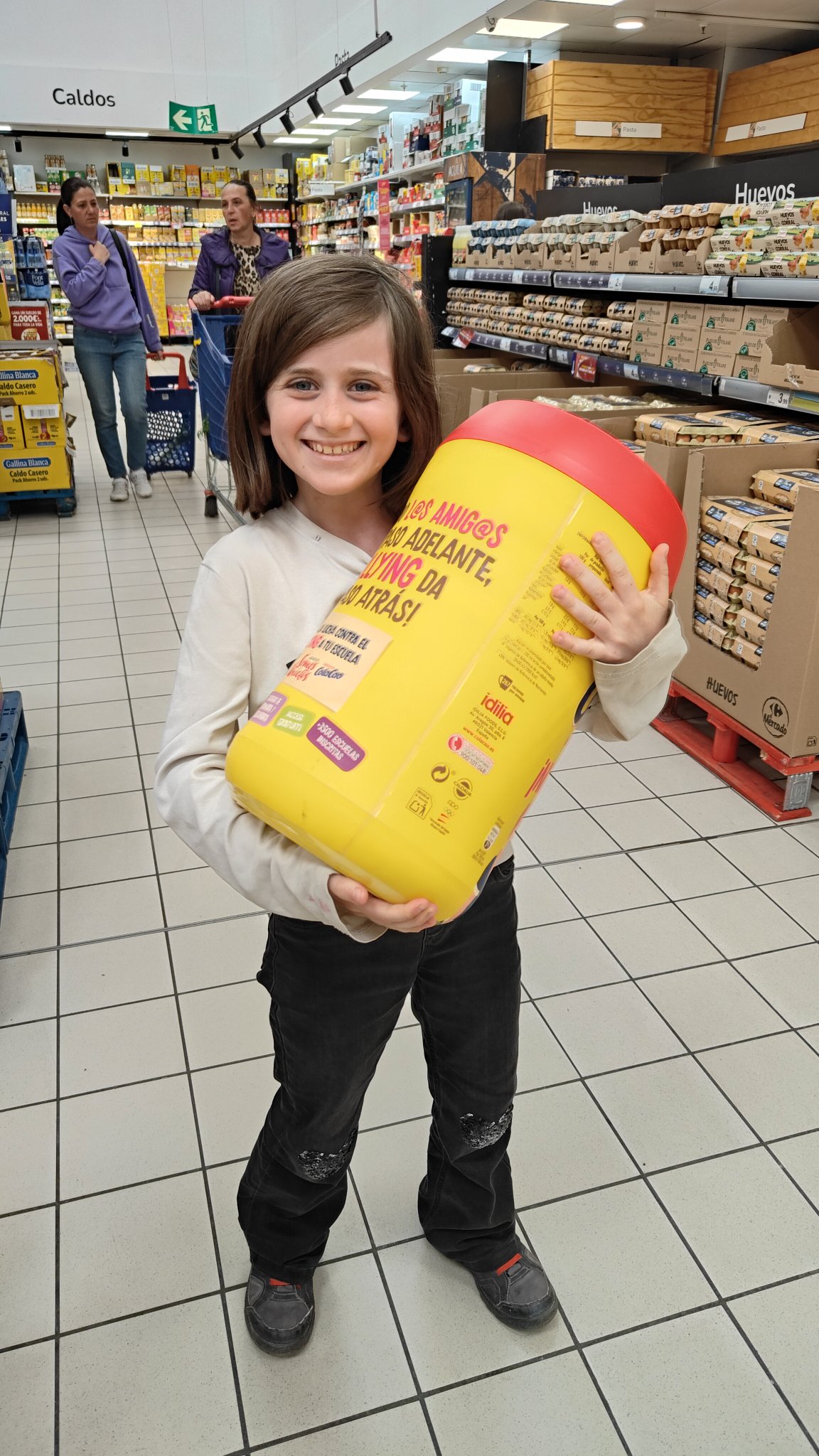 Enfant faisant des achats